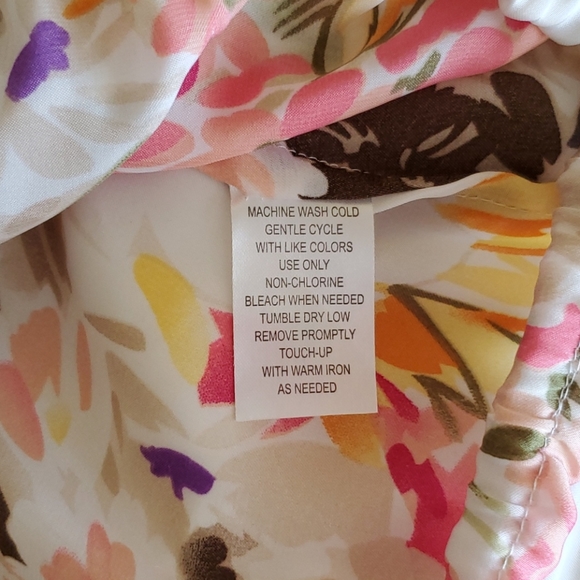 Dress Blouse Top Career Sunny Leigh Floral Top - Picture 7 of 8